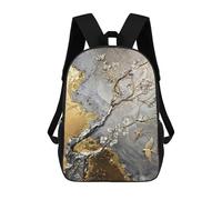 sinyumoney Gilded Natures Symphony Mochila Infantil De 17 Pulgadas, Mochila Escolar Con Estampado 3D De Dibujos Animados Para Niños Y Adolescentes.