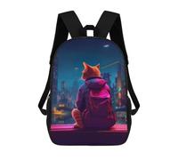 sinyumoney Ginger Cat Jacket Backpack Mochila Escolar Impermeable Para Ordenador Portátil Para Adolescentes, Chicas, Chicos, Mujeres Y Hombres 17inch