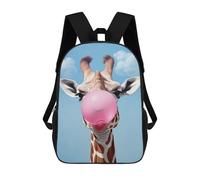 sinyumoney Giraffe And Bubble Gum Mochila Escolar Ligera Para Aeropuerto Y Estudiantes Universitarios: Perfecta Para Viajes, Trabajo Y Uso Diario 17inch