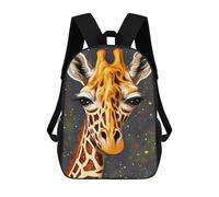 sinyumoney Giraffe Animal Portrait Mochila Escolar Para Institutos Y Escuelas Secundarias. Mochila Informal Para Adolescentes, Chicas, Chicos, Mujeres Y Hombres. 17inch