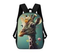 sinyumoney Giraffe Art Mochilas Escolares Mochila Escolar Ligera Mochila De Día Mochila Para Libros Para La Universidad Para Hombres/mujeres 17inch