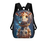sinyumoney Giraffe Astronaut Space Suit Mochila Escolar, Mochila De Negocios, Mochila Impermeable Para Libros, Para Acampar, Aventuras Al Aire Libre Y Viajes Diarios 17inch