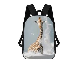 sinyumoney Giraffe Bathroom Animal Mochila Escolar Ligera Para Aeropuerto, Estudiantes Universitarios, Mochila Para Hombres, Mujeres Y Adolescentes 17inch