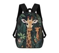 sinyumoney Giraffe Family in Jungle Mochilas Escolares Para La Escuela, Secundaria, Preparatoria Y Universidad. Mochilas De Viaje Para La Escuela/trabajo/viajes. 17inch
