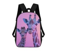 sinyumoney Giraffe Family Portrait Mochila Escolar Secundaria Informal Para Viajes - Perfecta Para Viajes, Trabajo Y Uso Diario 17inch