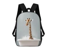 sinyumoney Giraffe Funny Animal Mochilas Infantiles Mochila Escolar Impresa En 3D Para Niños Mochilas De Viaje Bolsas Para Libros Para Niños 17inch Mochila Escolar