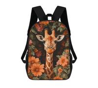 sinyumoney Giraffe in Bloom Mochila Escolar Impresa En 3D Para Niños Y Niñas, Mochila Para Portátil Para Niños/estudiantes/adultos 17inch