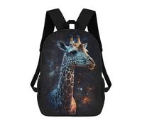 sinyumoney Giraffe in Space Art Print-3 17inch Mochilas Escolares Impresas En 3D, Mochilas Escolares De Moda Para Niños De Primaria Y Secundaria