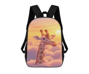 sinyumoney Giraffe in The Clouds Mochilas Escolares, Mochilas Para Portátil, Mochilas Para Camping, Aventuras Al Aire Libre Y Viajes Diarios 17inch