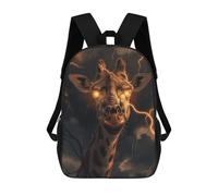 sinyumoney Giraffe Lighting Fantasy Mochila Escolar Infantil Con Impresión 3D, Mochila Escolar Informal Para Niños De Primaria Y Secundaria 17inch