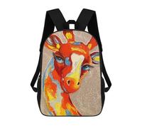 sinyumoney Giraffe Mochila Escolar Ligera Para El Colegio, Mochila Escolar De Día, Mochila Para Libros Para Hombres, Mujeres Y Adolescentes 17inch