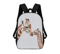sinyumoney Giraffe Mother And Baby Mochila De Moda Para Papelería, Impermeable, Informal, Para Hombres, Mujeres Y Adolescentes 17inch