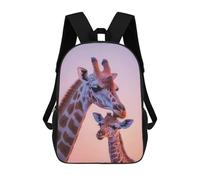 sinyumoney Giraffe Mother And Calf Mochila Escolar Resistente Al Agua, Mochila Escolar De Negocios Para Niños/niñas/adolescentes 17inch