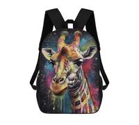 sinyumoney Giraffe Painting Mochila Escolar Ligera Para Aeropuerto Y Estudiantes Universitarios: Perfecta Para Viajes, Trabajo Y Uso Diario 17inch