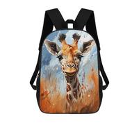 sinyumoney Giraffe Portrait Mochila Escolar Mochila Para Niños Impresa En 3D Mochilas Infantiles Para Niños Y Niñas Mochilas Escolares Mochilas De Viaje Para Niños 17inch