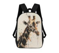 sinyumoney Giraffe Profile Painting Mochilas Escolares Mochilas Escolares De Secundaria Mochila Informal Para Acampar Aventuras Al Aire Libre Y Viajes Diarios 17inch