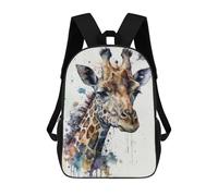 sinyumoney Giraffe Watercolor Mochila Escolar Infantil De Moda Informal Mochilas Infantiles Impresas En 3D Mochila Grande Para Niño 17inch