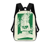 sinyumoney Girl Flower Mochila Escolar Impresa En 3D Mochilas Informales Para Niños Mochila Escolar Impresa En 3D Para Niños De Primaria Y Secundaria 17inch