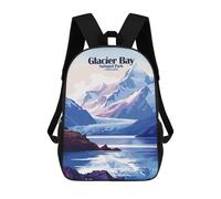 sinyumoney Glacier Bay National Park Alaska Mochila Escolar Grande, Ligera E Informal Para Niñas, Niños Y Adolescentes 17inch
