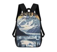 sinyumoney Glacier Bay National Park Mochila, Mochila Infantil, Mochila Escolar Para Estudiantes, Mochila Para Libros, Mochila Escolar Impresa En 3D Para Niños Y Niñas 17inch