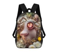 sinyumoney Glass Sculpture with Glowing Eye Mochila Escolar Para Niños, Mochila Escolar De Gran Capacidad Para Niños, Mochila Escolar 3D, Regalos Para Niños 17inch