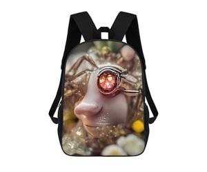 sinyumoney Glass Sculpture with Glowing Eye Mochila Escolar Para Niños, Mochila Escolar De Gran Capacidad Para Niños, Mochila Escolar 3D, Regalos Para Niños 17inch