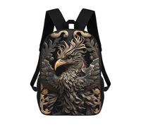 sinyumoney Glorious Phoenix Art Deco Mochila Escolar Ligera Para Aeropuerto Y Universidad Para Niñas Y Adolescentes 17inch