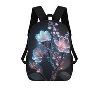sinyumoney Glowing Blossom Fantasy Mochila Infantil Escolar Para Niños Con Estampado 3D De Dibujos Animados, Mochila Escolar Para Estudiantes, Mochila Para Portátil Para Niños Y Niñas 17inch