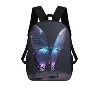 sinyumoney Glowing Butterfly Artwork-20 Mochila Escolar Infantil Impresa En 3D, Mochila Informal De Moda Para Niños, Mochila De Viaje De Alta Capacidad Para Libros Para Niños 17inch