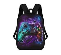 sinyumoney Glowing Cosmic Game Controller Mochilas Escolares Para Ordenador, Ideales Para El Colegio/trabajo/viajes, Acampadas, Aventuras Al Aire Libre Y Viajes Diarios 17inch
