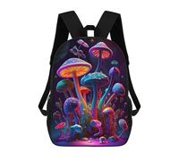 sinyumoney Glowing Fantasy Mushrooms-2 Mochila Infantil De Moda Divertida Mochila Escolar Para Niños Y Adolescentes Con Impresión 3D Para Niños 17inch