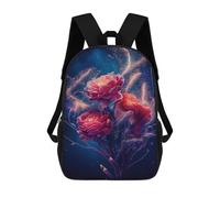 sinyumoney Glowing Fireworks Rose Bouquet Mochila Escolar Grande Para Niños, Niñas, Adolescentes, Hombres Y Mujeres 17inch