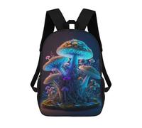sinyumoney Glowing Forest Mushrooms-1 Mochila Escolar Grande Resistente Al Agua Para Portátil Para Niñas Y Adolescentes 17inch