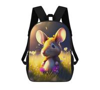 sinyumoney Glowing Garden Mouse Mochila Escolar, Mochila De Negocios, Mochila Impermeable Para Libros Para Hombres, Mujeres Y Adolescentes 17inch