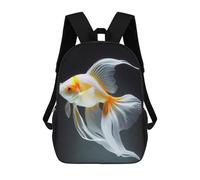 sinyumoney Glowing Goldfish Artwork Mochila Escolar Infantil Impresa En 3D Para Niños, Mochilas De Viaje De Alta Capacidad, Bolsas Para Libros, Mochila Escolar Infantil 17inch