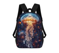 sinyumoney Glowing Jellyfish in Dark Water Mochilas Escolares, Bolsos De Negocios, Bolsos Para Portátiles Resistentes Para Hombres, Mujeres Y Adolescentes 17inch