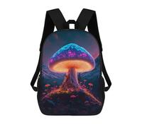 sinyumoney Glowing Mushroom Landscape-1 Mochilas Infantiles Escolares Impresas En 3D, Mochilas Para Niños, Mochilas De Viaje Para Niños Y Niñas, Mochilas Escolares Para Niños 17inch