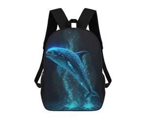 sinyumoney Glowing Ocean Whales Mochila Escolar Infantil De Moda Informal Mochilas Infantiles Impresas En 3D Mochila Grande Para Niño 17inch