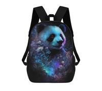 sinyumoney Glowing Panda with Flowers-1 Mochilas Infantiles Mochila Escolar Impresa En 3D Para Niños Mochilas De Viaje Bolsas Para Libros Para Niños 17inch Mochila Escolar