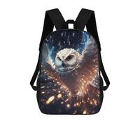 sinyumoney Glowing Snowy Owl Mochila De Peluche Con Dibujos Animados, Mochila 3D Para Niños, Bolsa Escolar, Idea De Regalo De Cumpleaños Para Niños Y Niñas 17inch