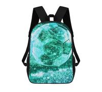 sinyumoney Glowing Soccer Ball Mochilas Escolares Impresas En 3D, Mochila Escolar Informal Para Niños, Mochila Escolar De Moda Para Estudiantes De Secundaria 17inch