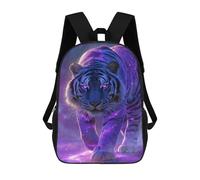 sinyumoney Glowing Tiger Fantasy Artwork 17inch Mochila Escolar Impresa En 3D Para Niños, Mochila Escolar Informal De Moda, Mochilas De Viaje Para Niños Y Estudiantes.