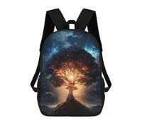 sinyumoney Glowing Tree of Life Art Mochila, Mochila Infantil, Mochila Escolar Para Estudiantes, Mochila Para Libros, Mochila Escolar Impresa En 3D Para Niños Y Niñas 17inch