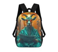 sinyumoney Goat in A Bathroom Mochila Escolar Infantil Estampada Para Adultos Y Niños, Mochila De Viaje Para El Día A Día 17inch