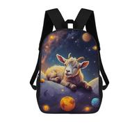 sinyumoney Goat Kid Lying Space Mochila Escolar Mochilas Escolares Para Niñas Y Niños Mochila Con Bolsillo Mochila Escolar De Moda Para Niños 17inch