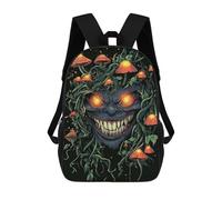 sinyumoney Goblincore Glowing Goblin with Mushrooms Mochila Escolar Mochila Para Niños Impresa En 3D Mochilas Infantiles Para Niños Y Niñas Mochilas Escolares Mochilas De Viaje Para Niños 17inch