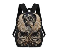 sinyumoney God Phoenix Art Deco Mochila Escolar Infantil De 17 Pulgadas Con Estampado 3D De Películas De Anime Para Niños, Mochila De Viaje, Mochila Escolar Infantil