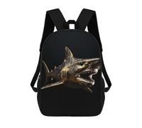 sinyumoney Gold Dark Animal Mochilas Infantiles Mochila Escolar Mochila Impresa En 3D Para Niños Mochilas De Viaje Bolsas Para Libros Mochila Escolar Para Niños 17inch
