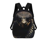 sinyumoney Gold Snake Animal Mochila Escolar Mochilas Escolares Para Niñas Y Niños Mochila Con Bolsillo Mochila Escolar De Moda Para Niños 17inch