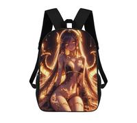 sinyumoney Golden Anime Angel Mochila Escolar Resistente Al Agua, Mochila De Viaje, Bolsa Para Computadora - Perfecta Para Viajes, Trabajo Y Uso Diario 17inch